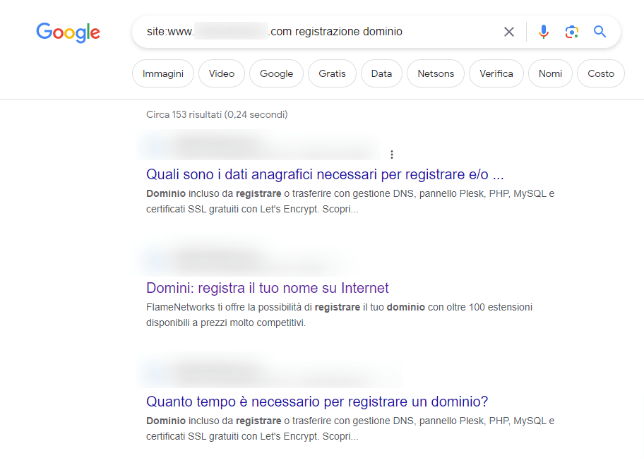 cannibalizzazione site