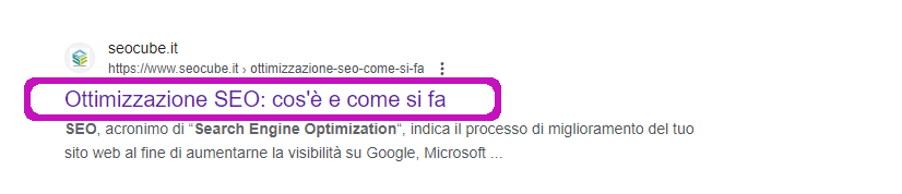 Title SEO Google